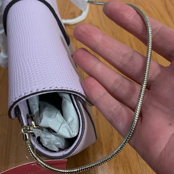 Authentic Kate Spade lizard embossed leather Crosb - Picture 4 of 8